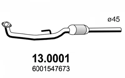 Catalytic Converter Renault LOGAN I · Renault LOGAN I Estate · Dacia LOGAN
