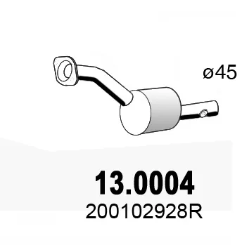 Catalytic Converter Renault LOGAN I · Dacia LOGAN · Dacia LOGAN MCV
