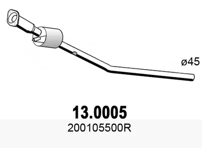 Catalytic Converter Dacia DUSTER