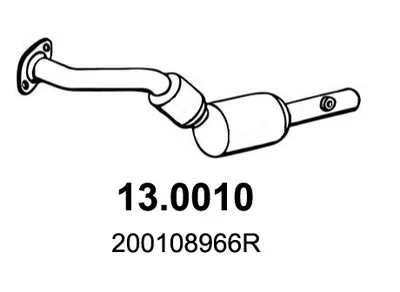 Catalytic Converter Dacia LODGY · Dacia DOKKER MPV · Dacia DOKKER Box Body/MPV