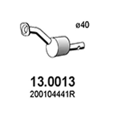 Catalytic Converter Dacia DUSTER