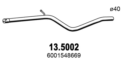 Exhaust Pipe Renault LOGAN I · Dacia LOGAN