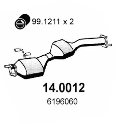 Catalytic Converter Ford SIERRA II Hatchback · Ford SIERRA II · Ford SIERRA II Turnier