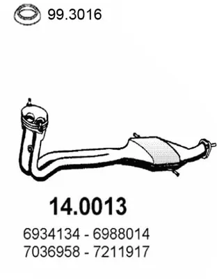 Catalytic Converter Ford MONDEO I · Ford MONDEO I Turnier · Ford MONDEO I Saloon