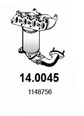Catalytic Converter Ford FIESTA IV · Ford FIESTA V · Ford FUSION