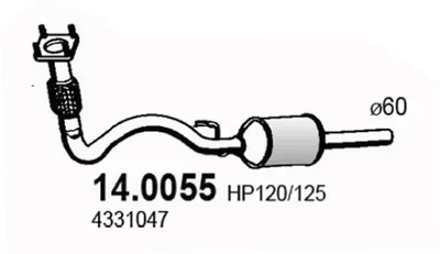Catalytic Converter Ford TRANSIT Bus · Ford TRANSIT Van · Ford TRANSIT Platform/Chassis