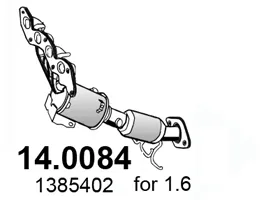 Catalytic Converter Ford FOCUS C-MAX · Ford FOCUS II · Ford FOCUS II Turnier