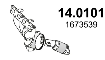 Catalytic Converter Ford FIESTA VI · Ford FIESTA VI Van · Ford FIESTA Saloon