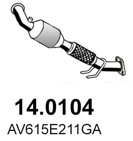 Catalytic Converter Ford C-MAX II · Ford GRAND C-MAX · Ford FOCUS III