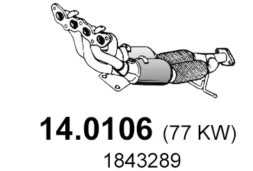 Catalytic Converter Ford C-MAX II · Ford GRAND C-MAX · Ford FOCUS III