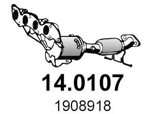Catalytic Converter Ford C-MAX II · Ford FOCUS III · Ford FOCUS III Saloon