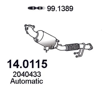 Catalytic Converter Ford KUGA II · Ford KUGA II VAN