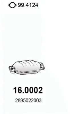 Catalytic Converter Hyundai S COUPE