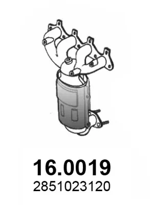 Catalytic Converter Hyundai MATRIX