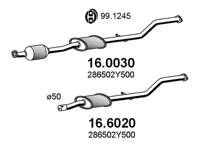 Catalytic Converter Hyundai ix35 · Kia SPORTAGE III
