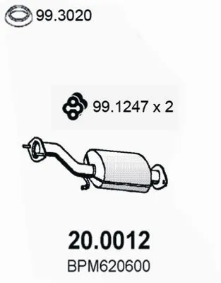 Catalytic Converter Mazda 323 C V · Mazda 323 F V · Mazda 323 S V