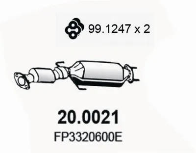 Catalytic Converter Ford ESCORT VI Estate Van · Mazda 626 V · Mazda 626 V Hatchback