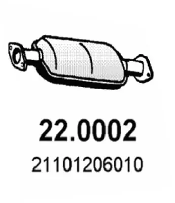 Catalytic Converter Lada NIVA Closed Off-Road Vehicle · Lada 110 · Lada 111