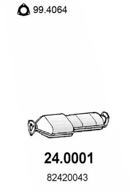 Catalytic Converter Lancia DELTA I · Lancia PRISMA