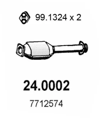 Catalytic Converter Lancia DELTA II