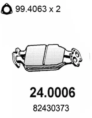 Catalytic Converter Fiat CROMA · Lancia THEMA · Lancia THEMA SW