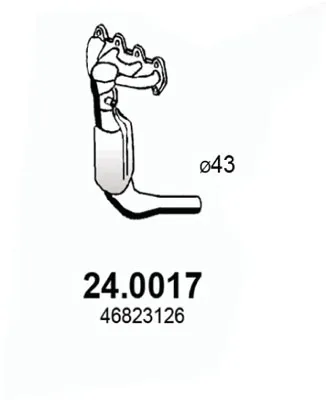 Catalytic Converter Fiat PALIO Weekend