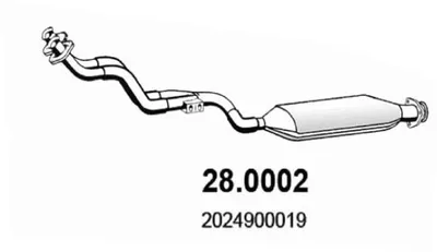 Catalytic Converter Mercedes-Benz C-CLASS · Mercedes-Benz C-CLASS T-Model