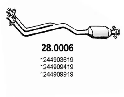 Catalytic Converter Mercedes-Benz 123 Coupe · Mercedes-Benz 124 Coupe · Mercedes-Benz 124 Saloon