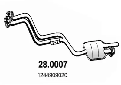 Catalytic Converter Mercedes-Benz 124 Coupe · Mercedes-Benz 124 Saloon · Mercedes-Benz 124 T-Model