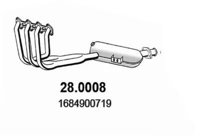 Catalytic Converter Mercedes-Benz A-CLASS