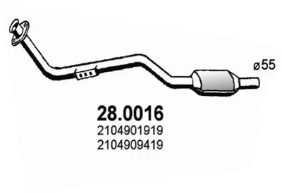Catalytic Converter Mercedes-Benz E-CLASS · Mercedes-Benz E-CLASS T-Model
