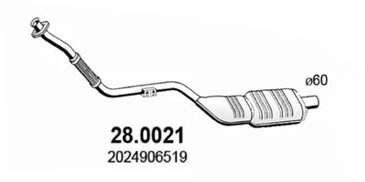 Catalytic Converter Mercedes-Benz C-CLASS · Mercedes-Benz C-CLASS T-Model