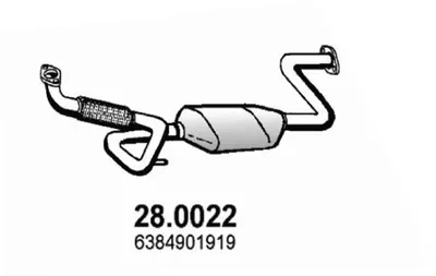 Catalytic Converter Mercedes-Benz VITO Bus · Mercedes-Benz VITO Van · Mercedes-Benz V-CLASS