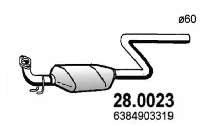 Catalytic Converter Mercedes-Benz VITO Bus · Mercedes-Benz VITO Van · Mercedes-Benz V-CLASS