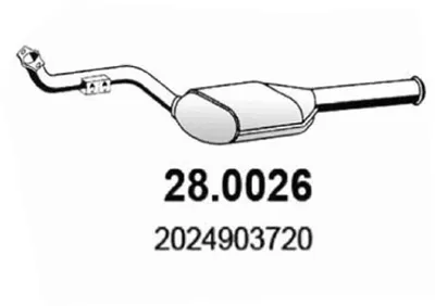 Catalytic Converter Mercedes-Benz C-CLASS · Mercedes-Benz C-CLASS T-Model