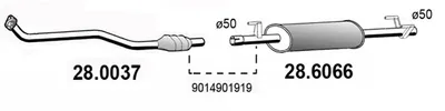 Catalytic Converter Mercedes-Benz SPRINTER 2-t Platform/Chassis · Mercedes-Benz SPRINTER 2-t Van · Mercedes-Benz SPRINTER 2-t Bus