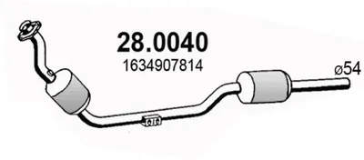 Catalytic Converter Mercedes-Benz M-CLASS