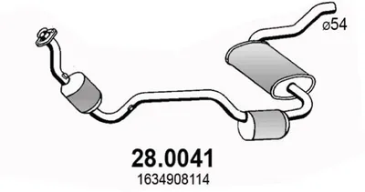 Catalytic Converter Mercedes-Benz M-CLASS