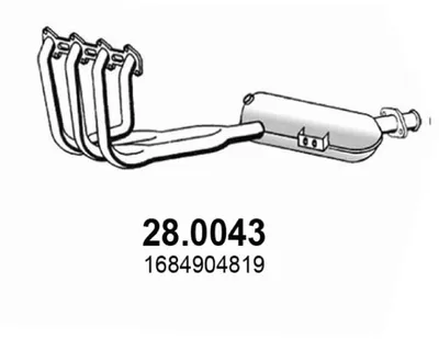 Catalytic Converter Mercedes-Benz A-CLASS