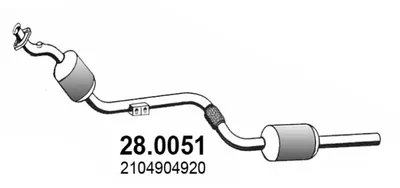 Catalytic Converter Mercedes-Benz E-CLASS · Mercedes-Benz E-CLASS T-Model