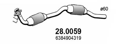 Catalytic Converter Mercedes-Benz VITO Bus · Mercedes-Benz VITO Van · Mercedes-Benz V-CLASS