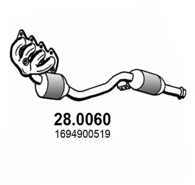 Catalytic Converter Mercedes-Benz A-CLASS · Mercedes-Benz B-CLASS Sports Tourer