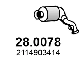 Catalytic Converter Mercedes-Benz C-CLASS · Mercedes-Benz C-CLASS T-Model · Mercedes-Benz E-CLASS