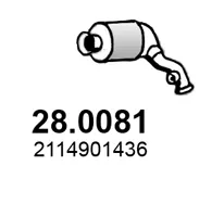 Catalytic Converter Mercedes-Benz C-CLASS · Mercedes-Benz C-CLASS Coupe · Mercedes-Benz C-CLASS T-Model
