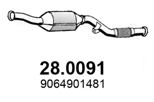 Catalytic Converter Mercedes-Benz SPRINTER 3-t Bus · Mercedes-Benz SPRINTER 3-t Van · Mercedes-Benz SPRINTER 3-t Platform/Chassis
