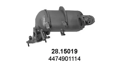 Soot/Particulate Filter, exhaust system Mercedes-Benz VITO Van · Mercedes-Benz VITO Mixto · Mercedes-Benz VITO Tourer