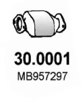 Catalytic Converter Mitsubishi CARISMA · Mitsubishi CARISMA Saloon · Mitsubishi SPACE STAR MPV