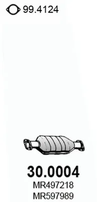 Catalytic Converter Mitsubishi PAJERO II · Mitsubishi PAJERO PININ I