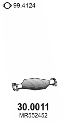 Catalytic Converter Mitsubishi CARISMA Saloon · Mitsubishi SPACE STAR MPV