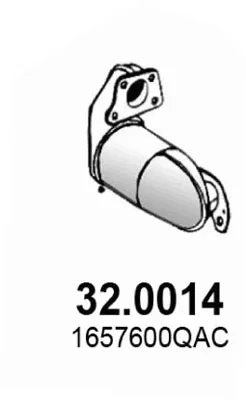 Catalytic Converter Nissan MICRA III · Renault KANGOO · Renault CLIO II